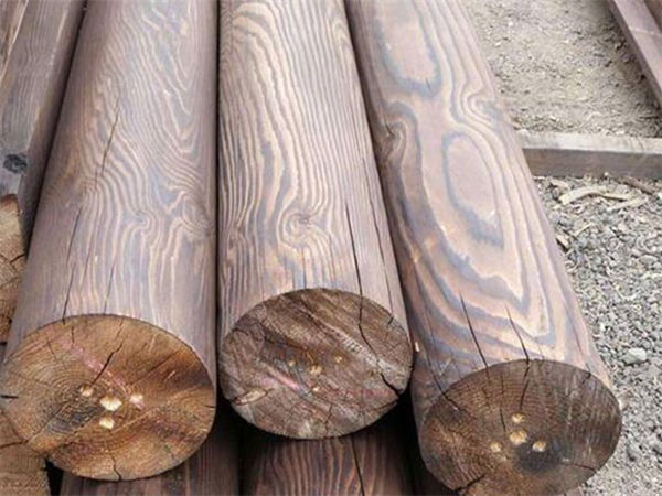 呼和浩特碳化木圆柱
